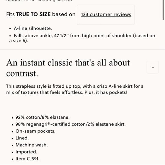 J.Crew Strapless colorblock mixy dress - Picture 3 of 8